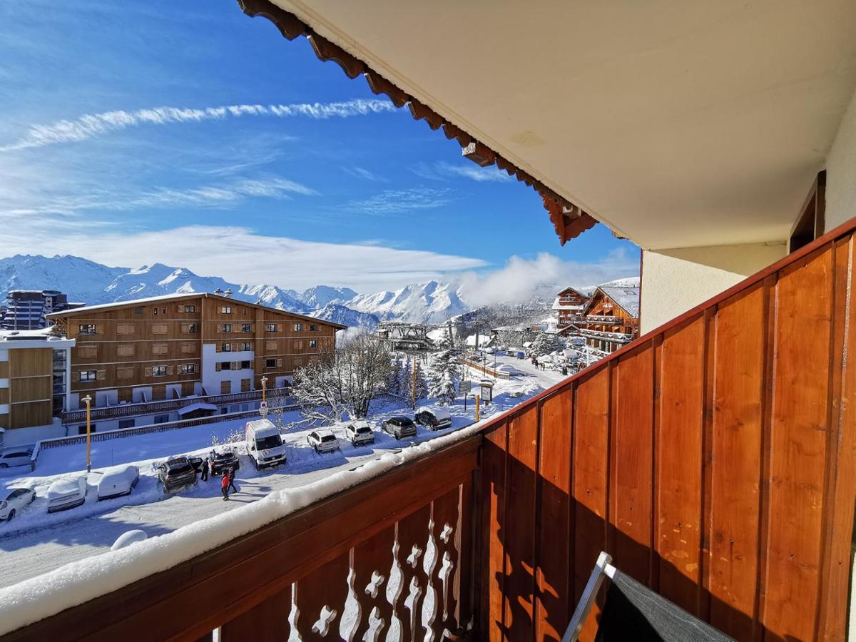 Habitación panorámica Hotel Les Bruyères, balcón, Alpe d’Huez